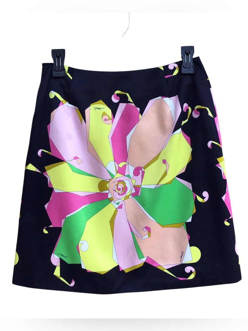 Vintage Laurel By Escada Floral Skirt